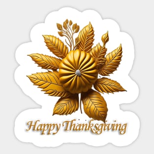 Happy Thanksgiving Greetings Sticker